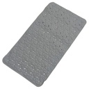 Tapis de bain 67x37 cm Mix couleur blanc / noir / vert / marron / gris