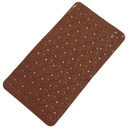 Tapis de bain 68x37 cm Mix couleur blanc / bleu / noir / marron / vert