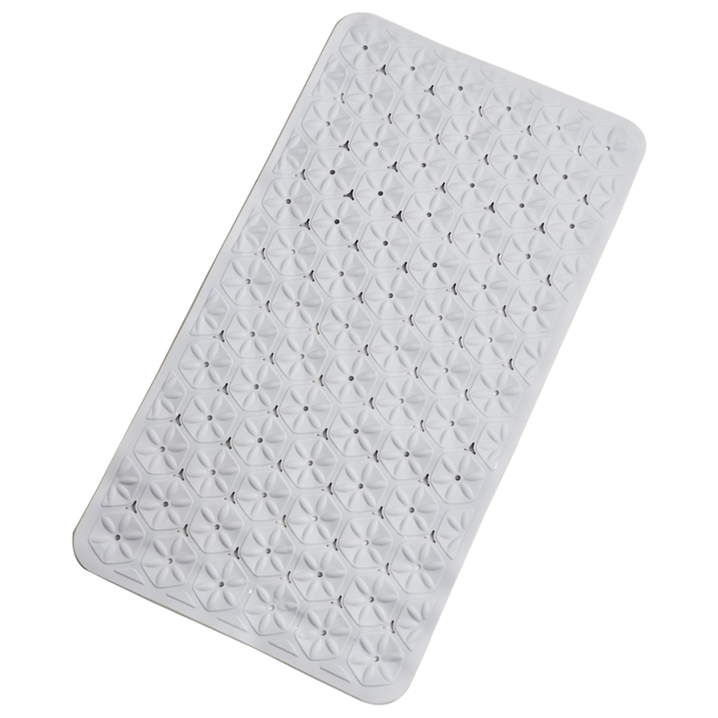 Tapis de bain 68x37 cm Mix couleur blanc / bleu / noir / marron / vert