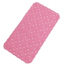 Tapis de bain 70x36 cm Mix couleur rose / bleu / vert / gris