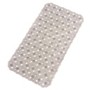 Tapis de bain 69x36 cm Mix couleur rose / bleu / violet / gris