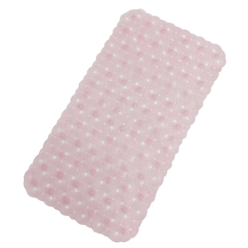 Tapis de bain 69x36 cm Mix couleur rose / bleu / violet / gris