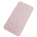Tapis de bain 69x36 cm Mix couleur rose / bleu / violet / gris