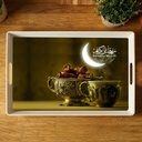 Plateau déco plastique "Ramadan" 38x28 cm