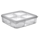 Set 5 boîtes conservations (1 x 1,6 Litres + 4 x 0,25 Litre)