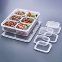 Set 7 boîtes conservations (1 x 3 Litres + 6 x 0,30 Litre)