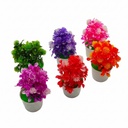Fleur artificielles 16x7 cm mix rouge - jaune - rose