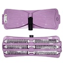 BROSSE AVEC MANCHE POUR BALAI MIX GRIS/ROSE/BLEU