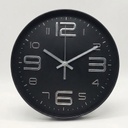 HORLOGE 28 CM MIX NOIR / BLANC