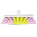 BROSSE MENAGE 25X10X4 CM MIX BLANC/BLEU/GRIS