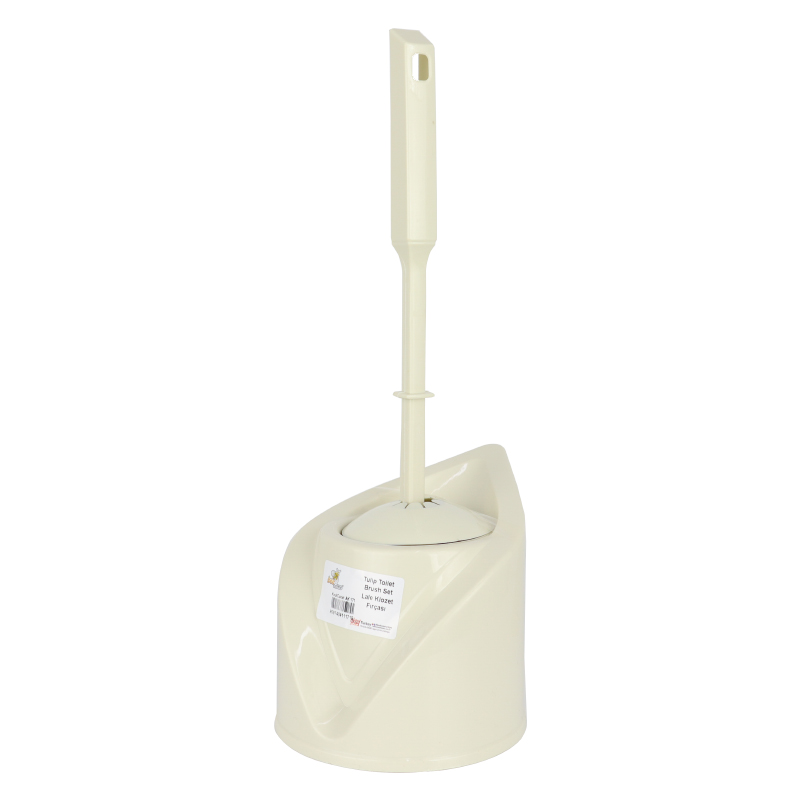 BROSSE WC 13X17X37 CM MIX ROSE/CREME/BEIGE