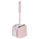 BROSSE WC 10X12X35 CM MIX BEIGE/BLANC/ROSE