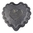 MOULE GRANIT CŒUR 28X28X7 CM MIX GRIS/ROUGE