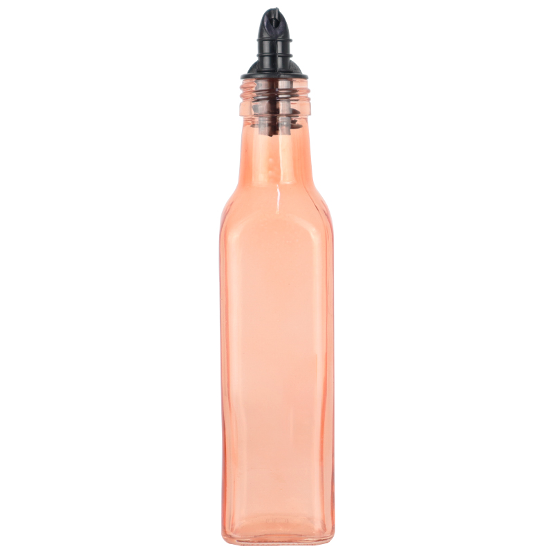 BOUTEILLE HUILE 250 CC VERRE MIX BLEU/NOIR/CUIVRE