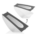 RAPE FROMAGE AVEC COMPARTIMENT 16X9X6 CM MIX BLANC/GRIS/ROUGE