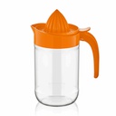 PRESSE AGRUME VERRE 660 CC MIX JAUNE/ORANGE