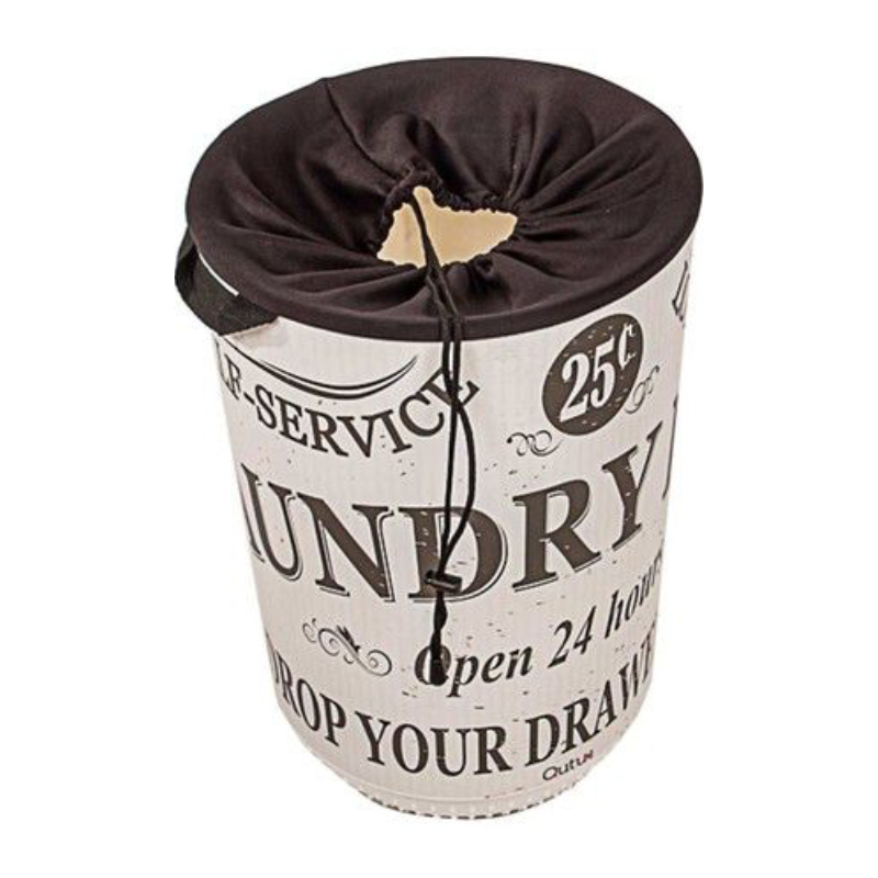 BAC DE RANGEMENT TISSU 5 LITRES DESIGN MARBRE