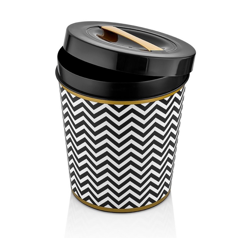 BOITE DECO 6.5 LITRES (NOIR &amp; BLANC)