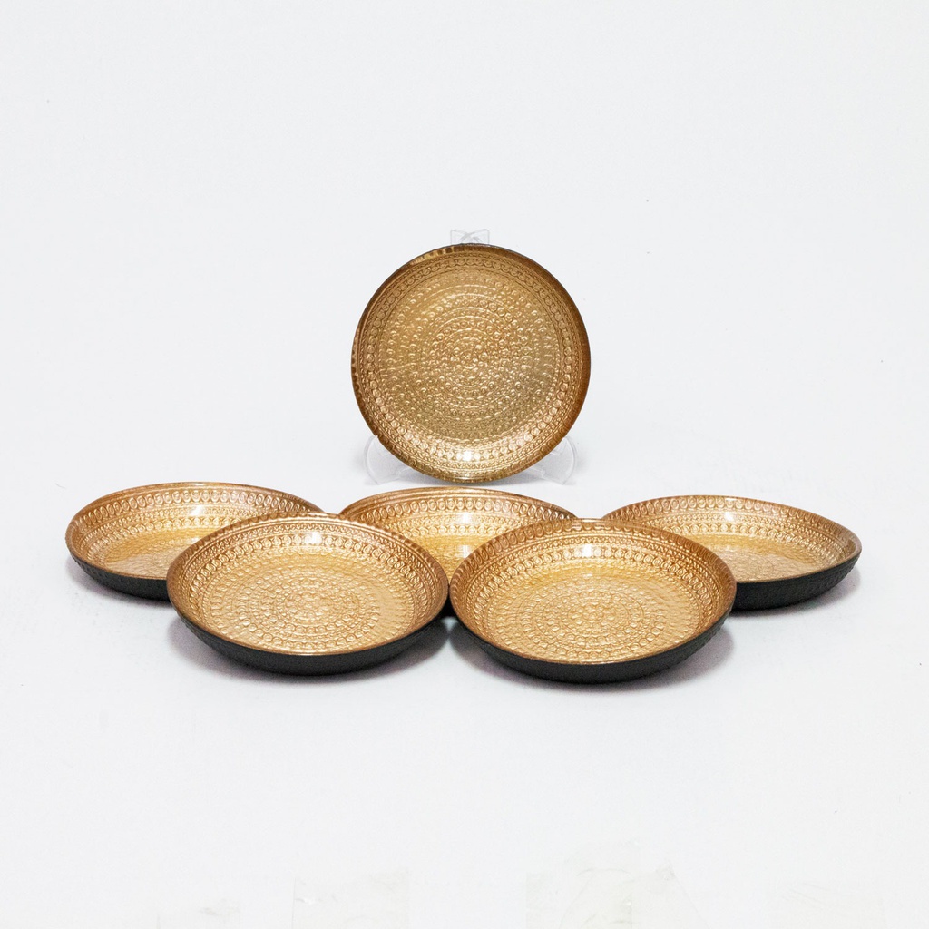SET 6 PETITES ASSIETTES SERVICE DESIGN 10 CM