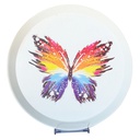 PLATEAU DECO ROND DIAMETRE 36 CM MIX BLANC/NOIR