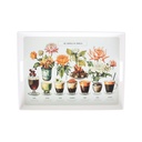 PLATEAU DECO 22X29 CM DESIGNS MIX BLANC/NOIR