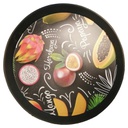 PLATEAU DECO ROND DIAMETRE 36 CM MIX BLANC/NOIR