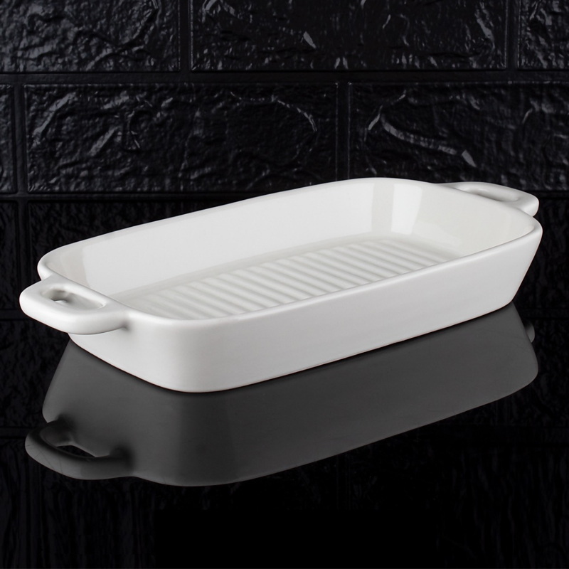 PLAT A FOUR CERAMIQUE - 31 X 15 X 4 CM