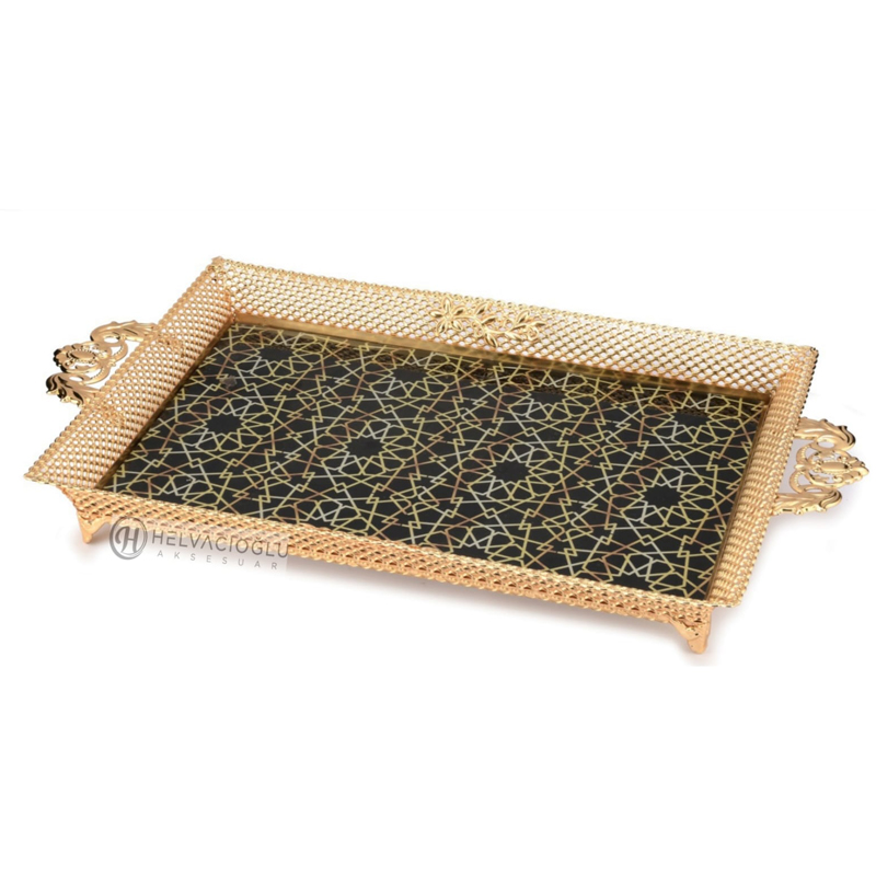 PLATEAU DECO 29X41 CM OR