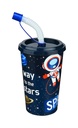 GOBELET AVEC PIPETTE 400CC ENFANT