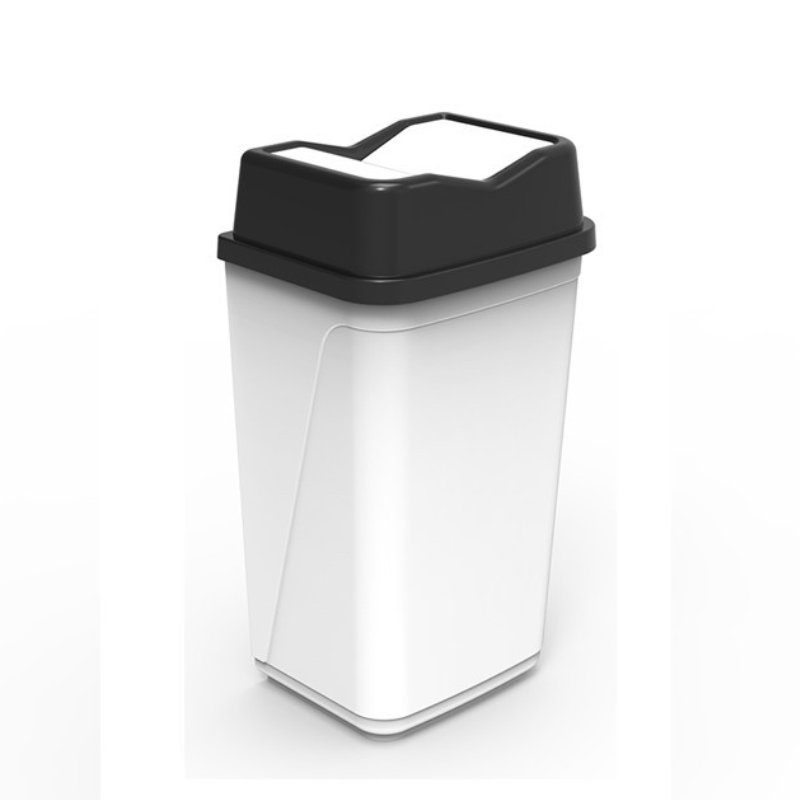 POUBELLE 20 LITRES (BLANC/GRIS)