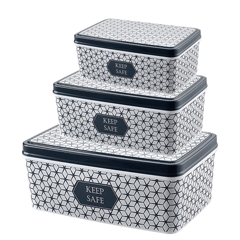 SET 3 BOITES RANGEMENTS 2.1 L / 3.5 L / 5.5 L