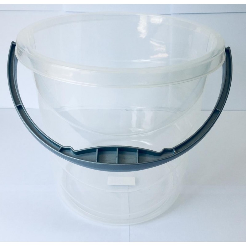 SEAU TRANSPARENT 20 LITRES SANS