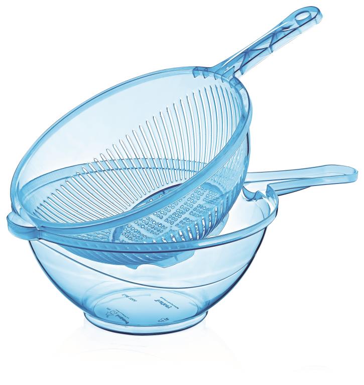 PASSOIRE DOUBLE  TRANSPARENT
