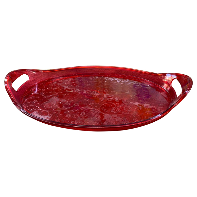 PLATEAU NOUVEAU DESIGN TRANSPARENT COULEUR MIX