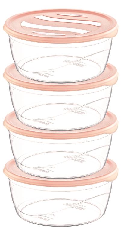 SET BOITE PLASTIQUE 4 PIECES 3000 CL
