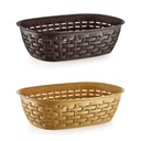 PANIER A PAIN 3 LITRES MIX BLANC/BEIGE/MARRON