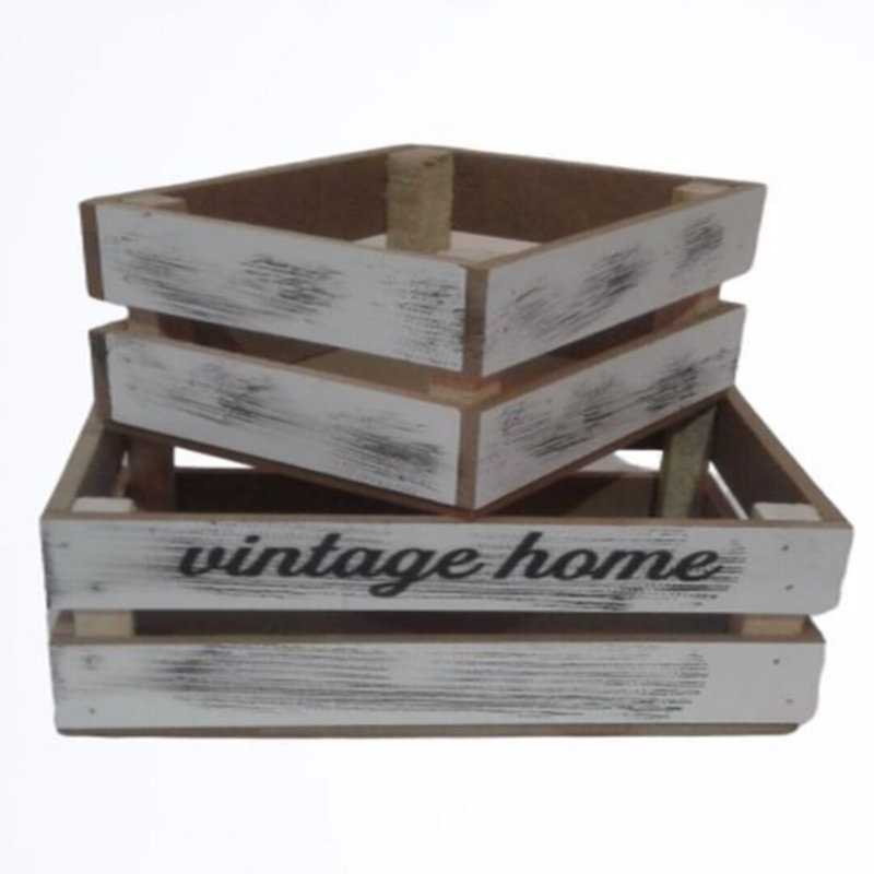 SET 2 PANIER BOIS 24 - 18 CM