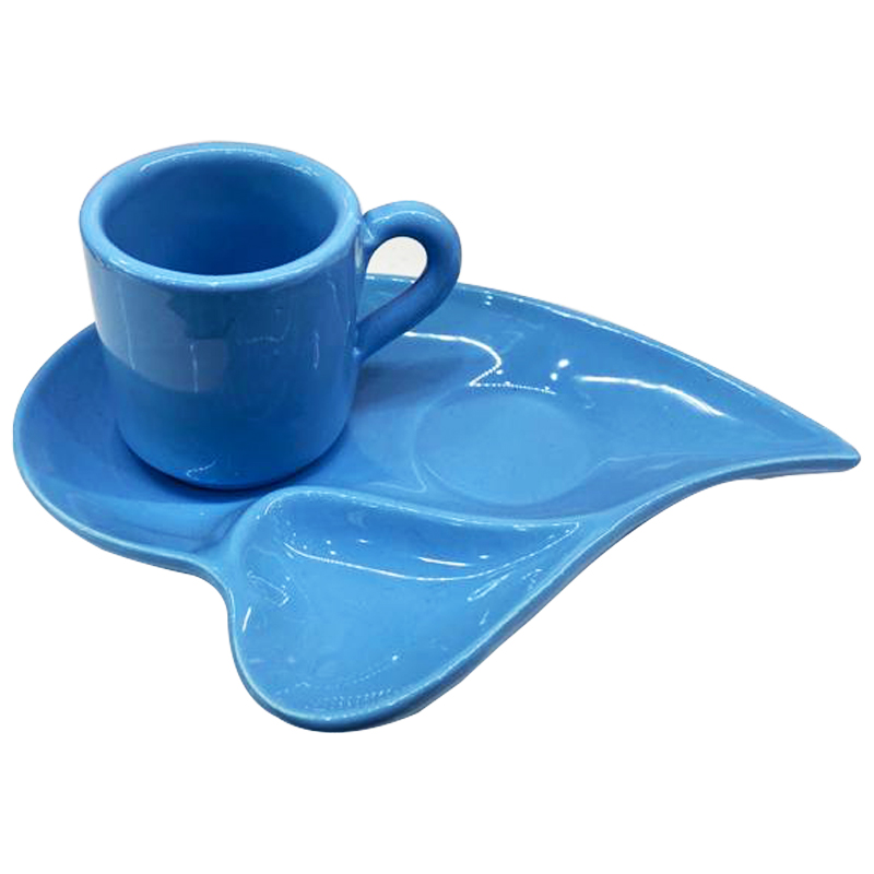 SET CAFE 2 PIECES COULEURS MIX