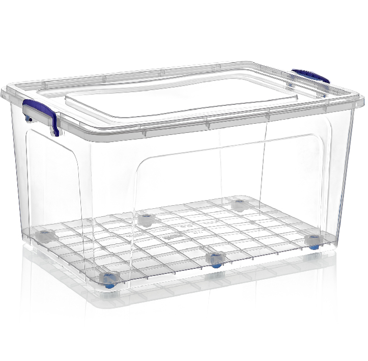 BOITE RANGEMENTS A ROULETTES 80 LITRES