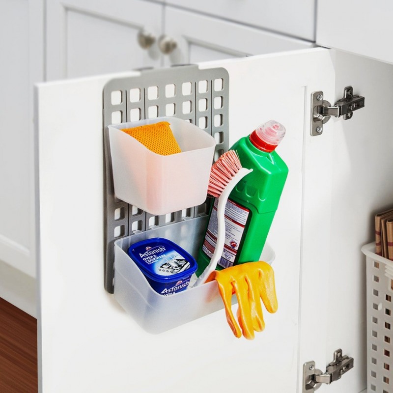 RANGEMENT PORTE PRODUIT MENAGER AJUSTABLE