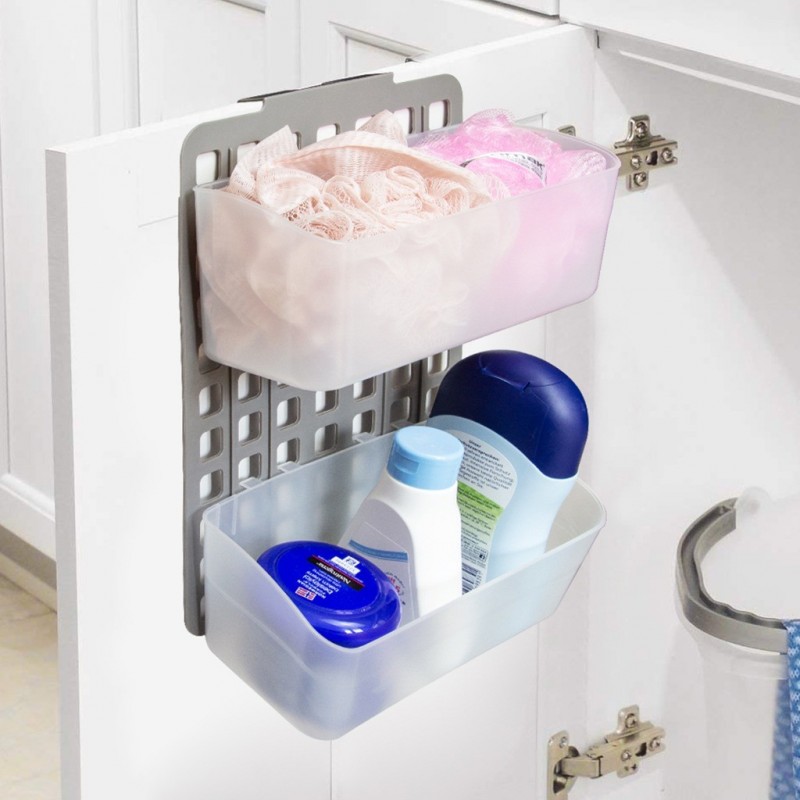 RANGEMENT PORTE PRODUIT MENAGER AJUSTABLE X2 LARGE
