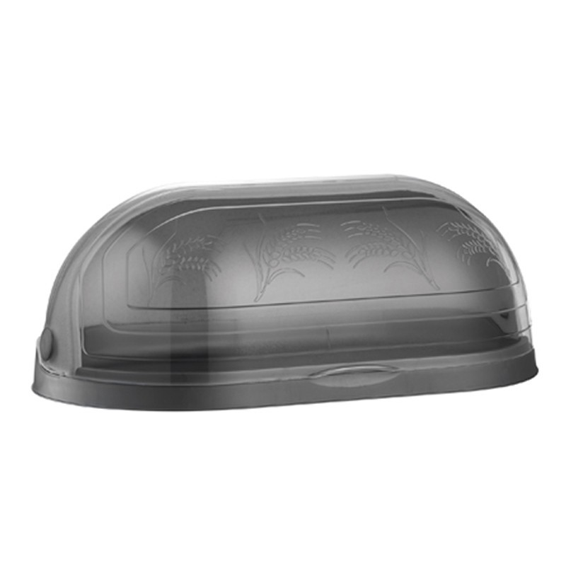 BOITE A PAIN 47X27 CM MIX TRANSPARENT/GRIS/BEIGE