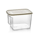 BOITE RANGEMENT ALIMENTAIRE PLASTIQUE COULEUR TRANSPARENT 3.25 LITRES