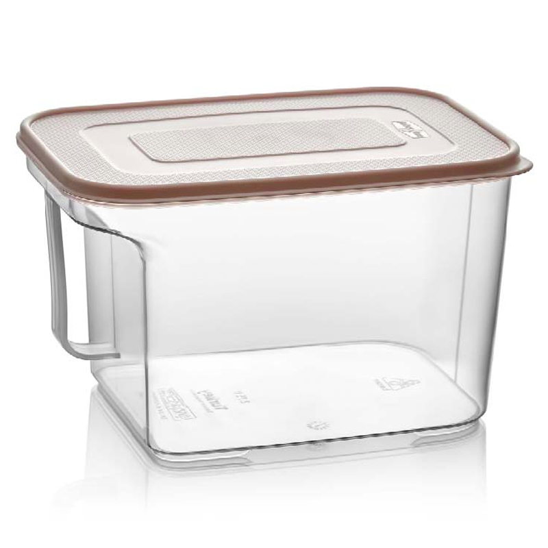 BOITE RANGEMENT ALIMENTAIRE PLASTIQUE COULEUR TRANSPARENT 5.4 LITRES