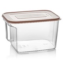 BOITE RANGEMENT ALIMENTAIRE PLASTIQUE COULEUR TRANSPARENT 5.4 LITRES