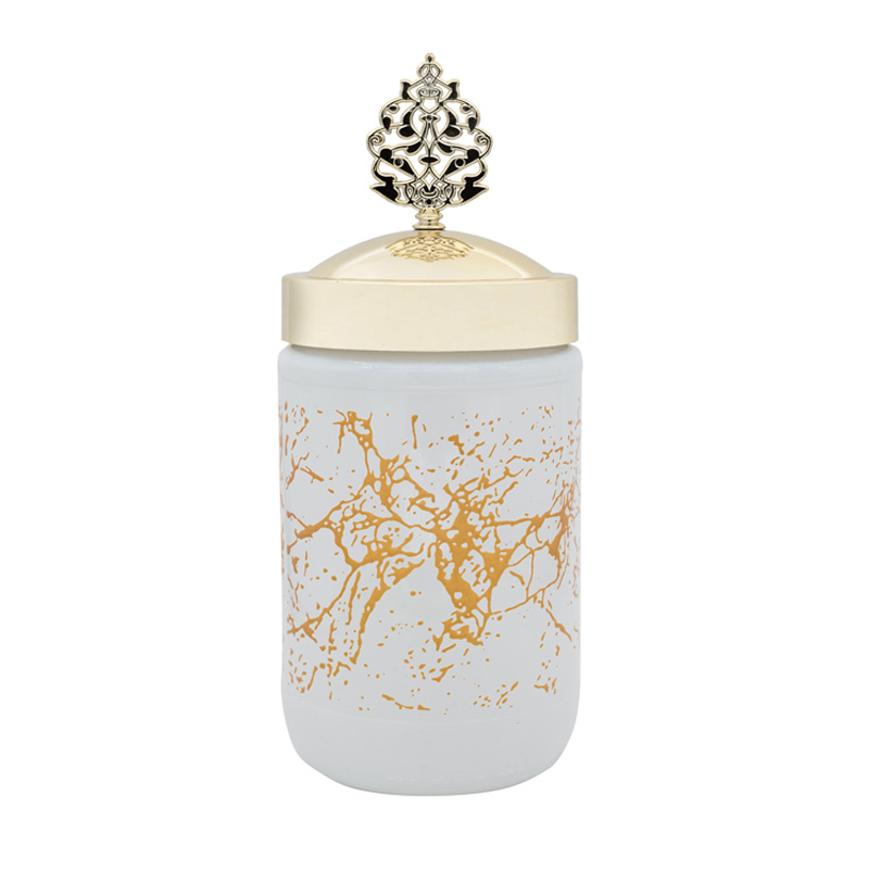 POT 660 CC DESIGN MARBRE BLANC