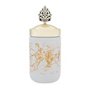 POT 660 CC DESIGN MARBRE BLANC
