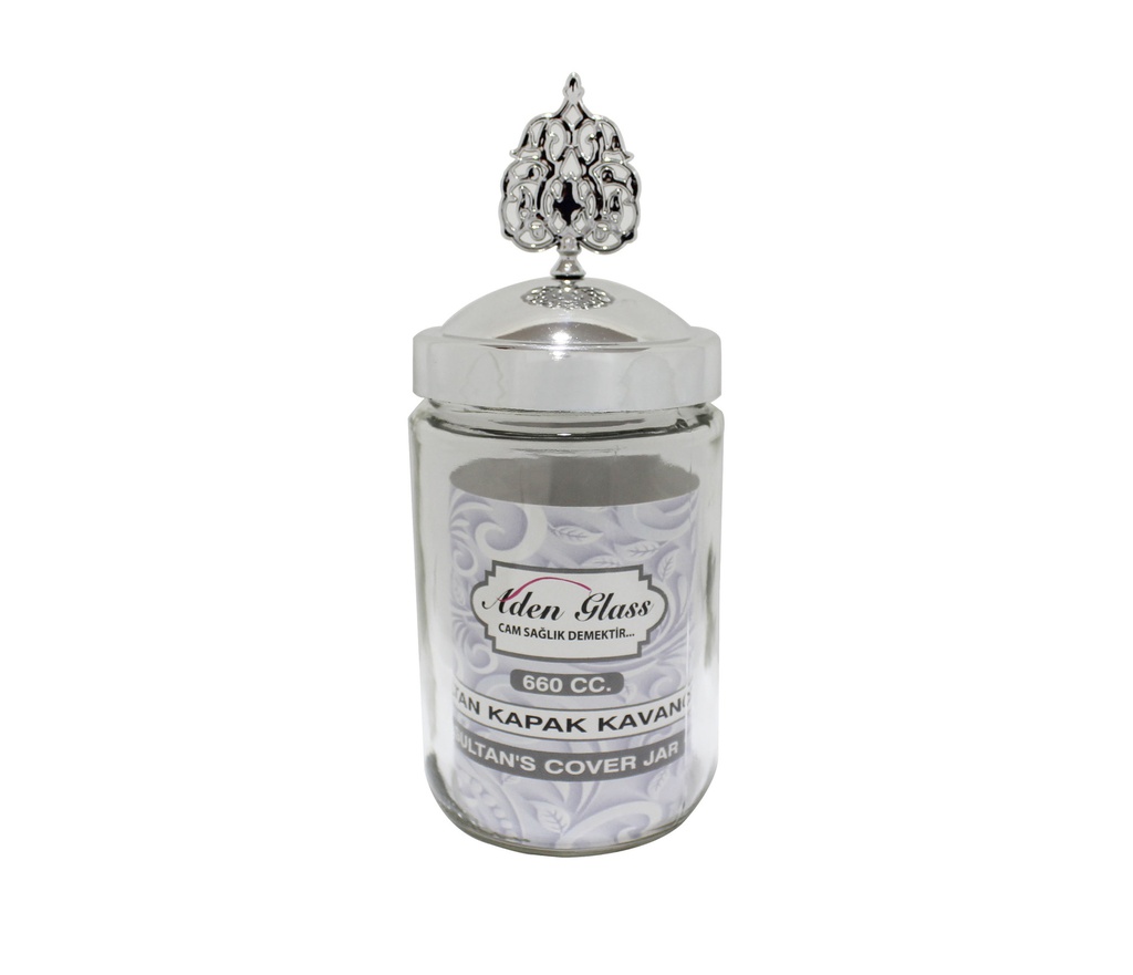 POTE DE CONSERVATION SULTAN  ARGENT 660 CC