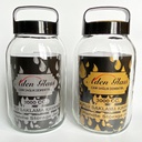 BOCAL VERRE AVEC POIGNEE 3000 CC MIX OR-ARGENT