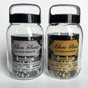 BOCAL VERRE AVEC POIGNEE 2000 CC MIX OR-ARGENT